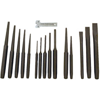 Punch & Chisel Set, 16 Pieces Rideout Tool & Machine Inc.