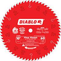 Lames de scie pour entrepreneur - Lames de scie finition fine, 10", 60 dents, Pour Bois Rideout Tool & Machine Inc.