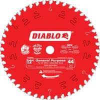 Lames de scie - Usage universel, 12", 44 dents, Pour Bois Rideout Tool & Machine Inc.