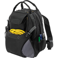 Sacs &agrave; dos pour outils &agrave; 44 pochettes, 16" lo x 13-1/4" la, Noir, Polyester Rideout Tool & Machine Inc.