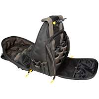 Sacs &agrave; dos pour outils Techgear &agrave; 53 pochettes, 16" lo x 13-1/4" la, Noir, Polyester Rideout Tool & Machine Inc.