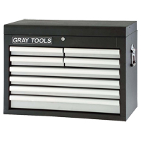 Coffre sup&eacute;rieur - 8 tiroirs, 26" la, 8 tiroirs, Noir Rideout Tool & Machine Inc.