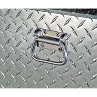 Aluminum Fuel Transfer Tank & Chest, Aluminum, 74 gal. Capacity, Silver TEQ724 | Rideout Tool & Machine Inc.