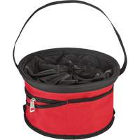 Sac range-tout style parachute, 11-4/5" lo x 11-4/5" la x 11" h, Nylon, Noir/Rouge Rideout Tool & Machine Inc.