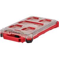 Packout Compact Low-Profile Organizer, 16-2/5" x 9-3/4" x 2-1/2", Black/Red Rideout Tool & Machine Inc.