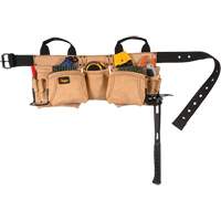 Ceinture &agrave; outils pour menuisier, Cuir, Havane Rideout Tool & Machine Inc.