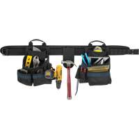 Electrician's Tool Belt, Polyester, Black Rideout Tool & Machine Inc.