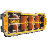 Compartment Pro Organizer, 6-5/8" W x 17-5/8" D x 2-7/8" H, Black/Yellow Rideout Tool & Machine Inc.