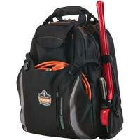 Arsenal<sup>®</sup> 5843 Tool Backpack, 13-1/2" L x 8-1/2" W, Black, Polyester TEQ972 | Rideout Tool & Machine Inc.