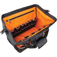 Sac &agrave; outils avec grande ouverture Tradesman Pro, Nylon balistique, 42 pochettes, Noir Rideout Tool & Machine Inc.