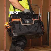 Sac &agrave; outils avec grande ouverture Tradesman Pro, Nylon balistique, 42 pochettes, Noir Rideout Tool & Machine Inc.