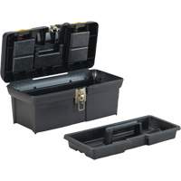 Coffre &agrave; outils avec plateau de s&eacute;rie 2000, 16" la x 7-1/10" p x 8-1/10" h, Noir/Jaune Rideout Tool & Machine Inc.