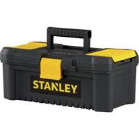 Essential&reg; Tool Box with Tray, 12-1/2" W x 7-3/8" D x 5-1/8" H, Black/Yellow Rideout Tool & Machine Inc.