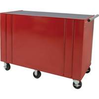 Industrial Tool Cart, 12 Drawers, 56" W x 24-1/2" D x 38-1/8" H, Red TER103 | Rideout Tool & Machine Inc.