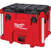 Packout XL Tool Box, 15-1/2" x 21-4/5" x 16-9/10", Black/Red Rideout Tool & Machine Inc.