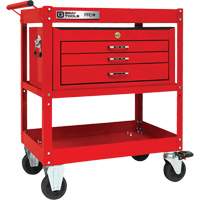 PRO+ Series Heavy-Duty Utility Cart with Intermediate Chest, 2 Tiers, 30-1/5" x 38-1/3" x 19-1/2" TER131 | Rideout Tool & Machine Inc.