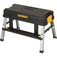Storage Step Stool, 11-3/5" W x 25-1/5" D x 11-1/3" H, Black Rideout Tool & Machine Inc.