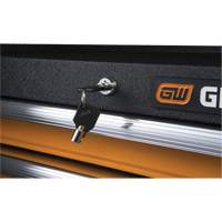 GSX Series Tool Chest, 26" W, 4 Drawers, Black/Orange Rideout Tool & Machine Inc.