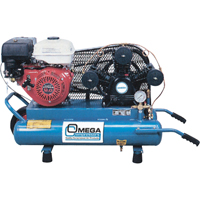 Contractor Series Air Compressors, Gas, 6.6 Gal. (8 US Gal), 125 PSI Rideout Tool & Machine Inc.
