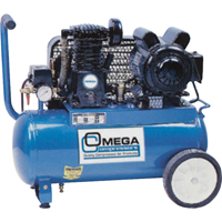 Professional Series Air Compressors, Electric, 6.6 Gal. (8 US Gal), 125 PSI, 115/1 V Rideout Tool & Machine Inc.
