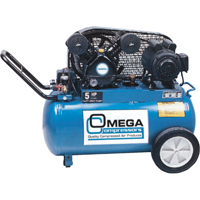 Professional Series Air Compressors, Electric, 16.6 Gal. (20 US Gal), 135 PSI, 115/1 V Rideout Tool & Machine Inc.