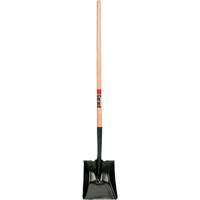 Square Point Shovel, Wood, Tempered Steel Blade, Straight Handle, 42" Long Rideout Tool & Machine Inc.