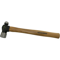 Heavy-Duty Ball Pein Hammer, 8 oz. Head Weight, Plain Face, Wood Handle Rideout Tool & Machine Inc.