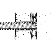 Coupe-barres d'armature rotatifs, 3/8", Tige SDS-Plus, Carbure Rideout Tool & Machine Inc.