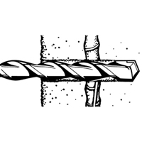 Coupe-barres d'armature rotatifs, 3/8", Tige SDS-Plus, Carbure Rideout Tool & Machine Inc.