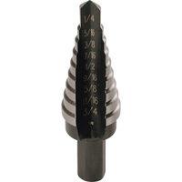 Step Drills, 1/16" Increments Rideout Tool & Machine Inc.