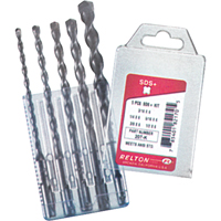 SDS+ Drill Sets, 5 Pieces, Alloy Steel THZ772 | Rideout Tool & Machine Inc.