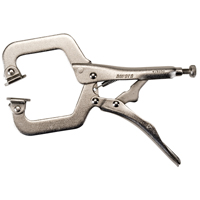 Locking Pliers with Swivel Pads, 6" Length, C-Clamp Rideout Tool & Machine Inc.