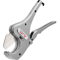 Ratchet Action Plastic Pipe & Tubing Cutter #RC-2375, 1/8" - 2-3/8" Capacity TLZ430 | Rideout Tool & Machine Inc.
