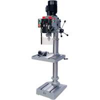 Gearhead Drilling Machine, 1/2" Chuck, 6 Speed(s), 19-1/2" W x 21-3/4" L, #3 Morse Rideout Tool & Machine Inc.