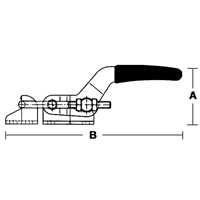 Latch Clamps - 300 Series, 360 lbs. Clamping Force Rideout Tool & Machine Inc.