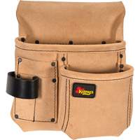 Half Carpenter Apron, Multiple Tool Holder, Leather, 4 Pockets Rideout Tool & Machine Inc.