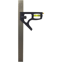 Inch/Metric Combination Square, 12" L, 1/8"/1/16"/1/32"/1 mm Graduations, Stainless Steel, Plain Rideout Tool & Machine Inc.