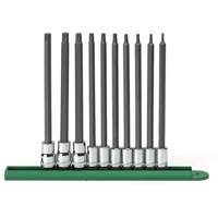 Jeu de douilles longues, Torx, Prise 1/4"/3/8", 10 mrcx Rideout Tool & Machine Inc.