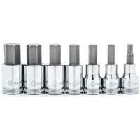 Jeu de douilles &agrave; embout m&eacute;triques, Hexagonale, Prise 1/2", 7 mr Rideout Tool & Machine Inc.