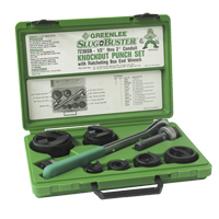 Knockout Kit with Ratchet and SlugBuster&reg; Punches Rideout Tool & Machine Inc.