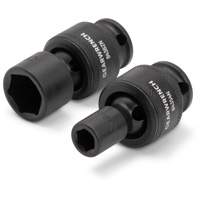 Jeu de 15 douilles m&eacute;triques flexibles universelles &agrave; chocs 3/8" &agrave; 6 pans Rideout Tool & Machine Inc.