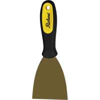 Stiff Wall Scrapers, Brass Blade, 3" Wide, Plastic Handle Rideout Tool & Machine Inc.