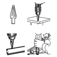 Step Drills, 1/32" Increments Rideout Tool & Machine Inc.