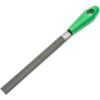 Lime &agrave; taille crois&eacute;e avec poign&eacute;e verte, Demi-ronde, 8", B&acirc;tarde Rideout Tool & Machine Inc.