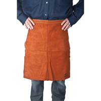 Tablier en cuir, Taille, 24" lo, Lava Brown Rideout Tool & Machine Inc.