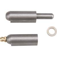 Weld-On Hinge, 0.512" Dia. x 3.15" L, Mild Steel w/Fixed Steel Pin Rideout Tool & Machine Inc.