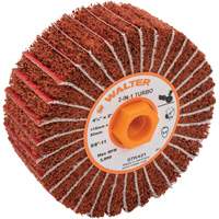 Tambours turbo Two-In-One, 4-1/2" dia. x 2" la, 5/8"-11 Arbre, Grain 60 Rideout Tool & Machine Inc.