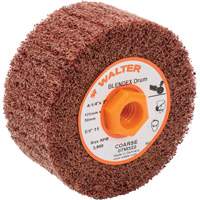Tambour de conditionnement de surface Blendex, 4-1/4" dia. x 2" la, 5/8"-11 Arbre, Grain Cors&eacute; Rideout Tool & Machine Inc.