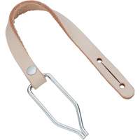Corde de service avec agrafe pour courroie, Cuir, Beige Rideout Tool & Machine Inc.