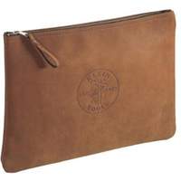 Contractor's Leather Portfolio Zipper Bag, Tool Holder, Leather, 1 Pockets Rideout Tool & Machine Inc.